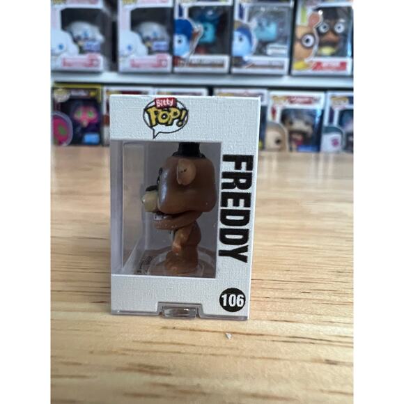 BITTY Freddy Fazbear Five Nights Freddy's Funko Pop #106 5NAF Horror 5 Games - Picture 4 of 6